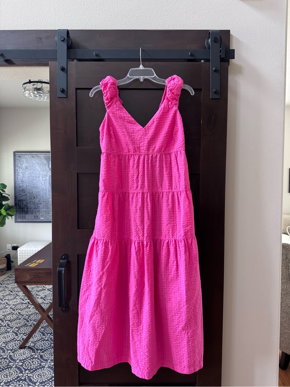 Old Navy Pink Maxi Dress with tie back